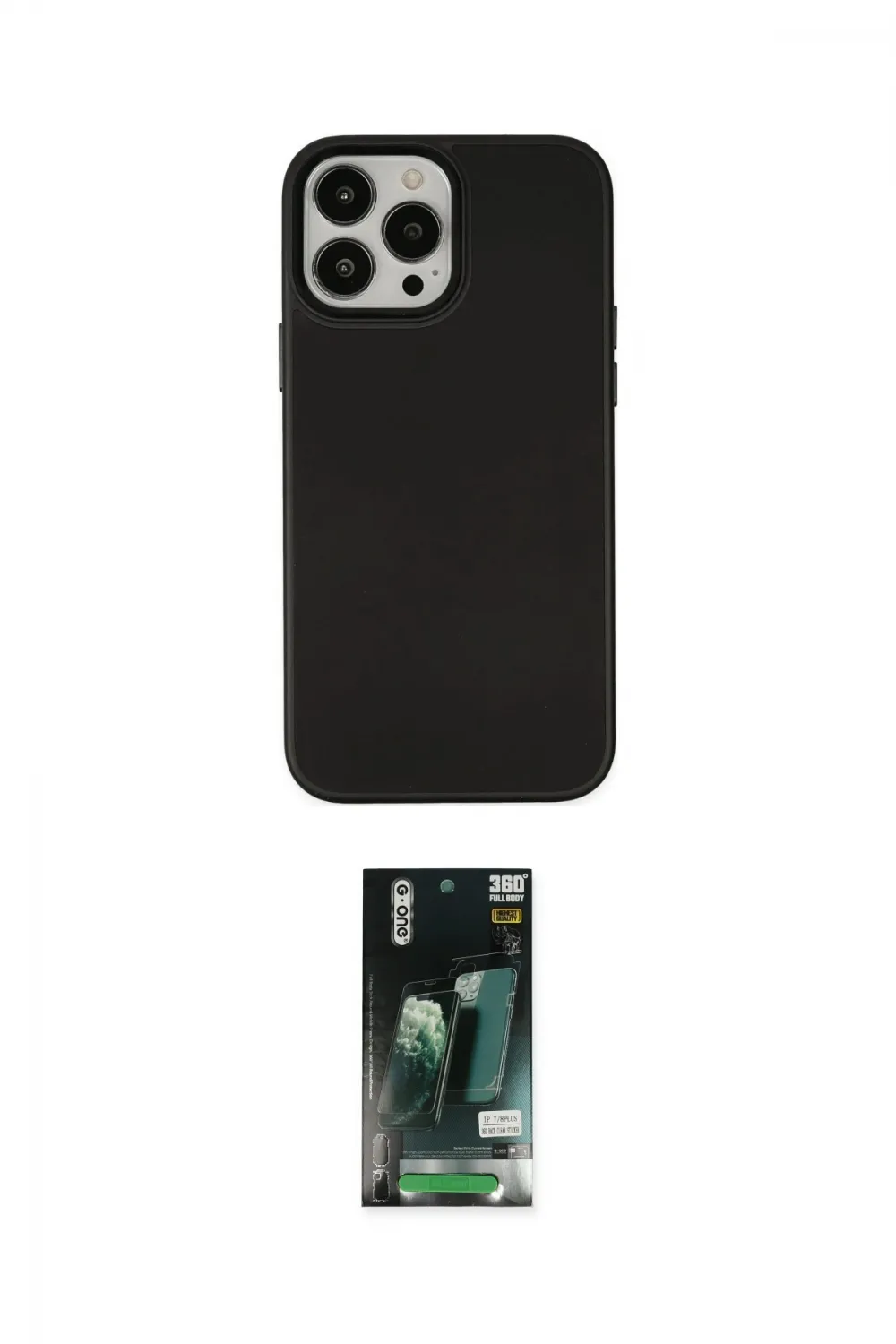 ieg™ iPhone 13 Pro Kılıf Çekirdek Çizgi - Şeffaf 360 Full Body Arka Koruyucu