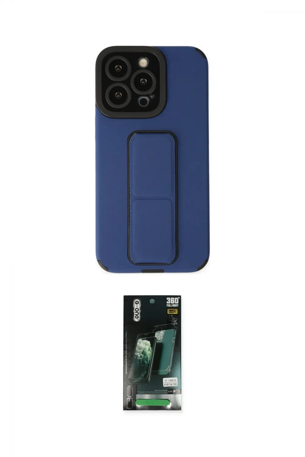 ieg™ iPhone 13 Pro Kılıf Çekirdek Yansıma - Şeffaf 360 Full Body Arka Koruyucu