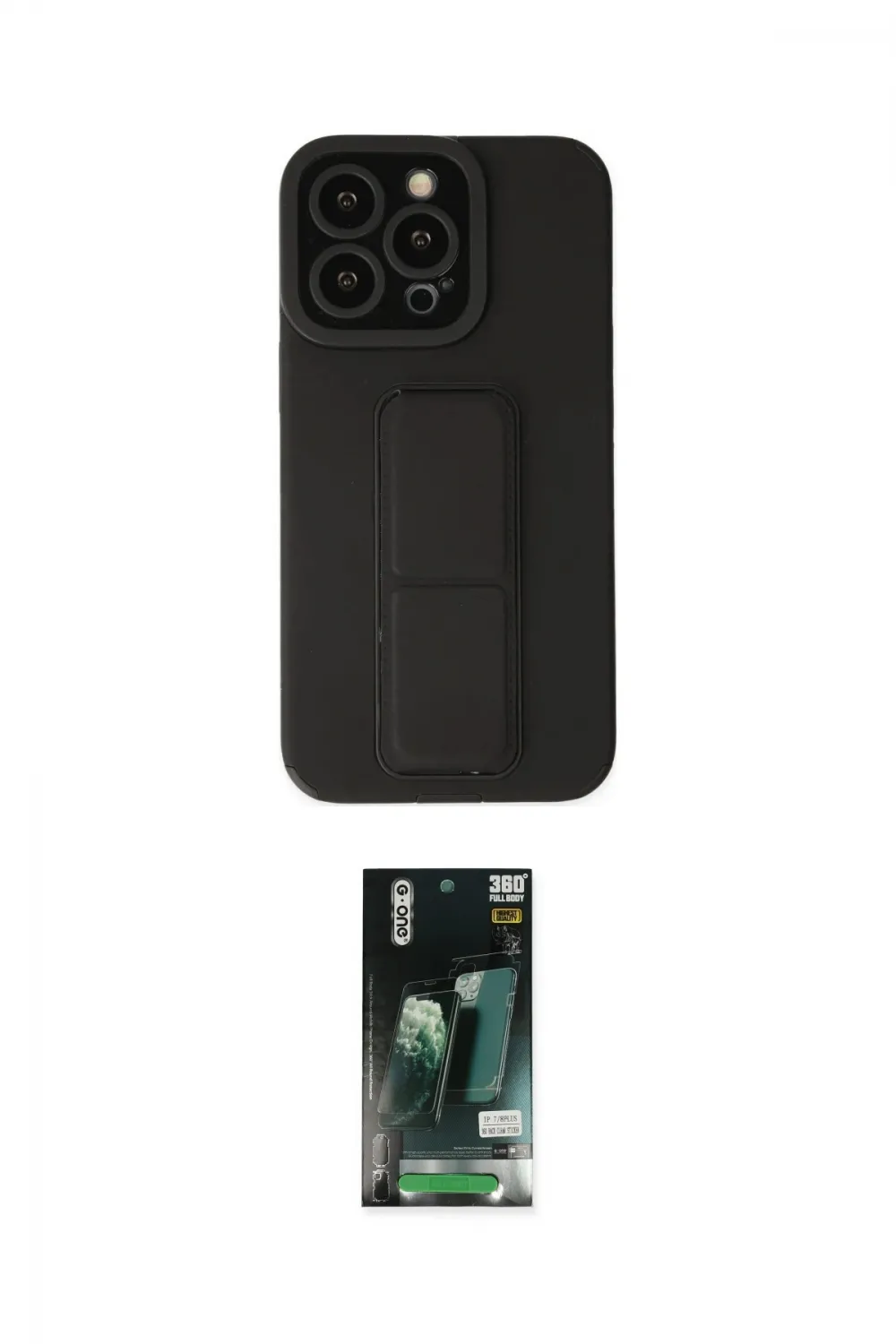 ieg™ iPhone 13 Pro Kılıf Çekirdek Yansıma - Şeffaf 360 Full Body Arka Koruyucu