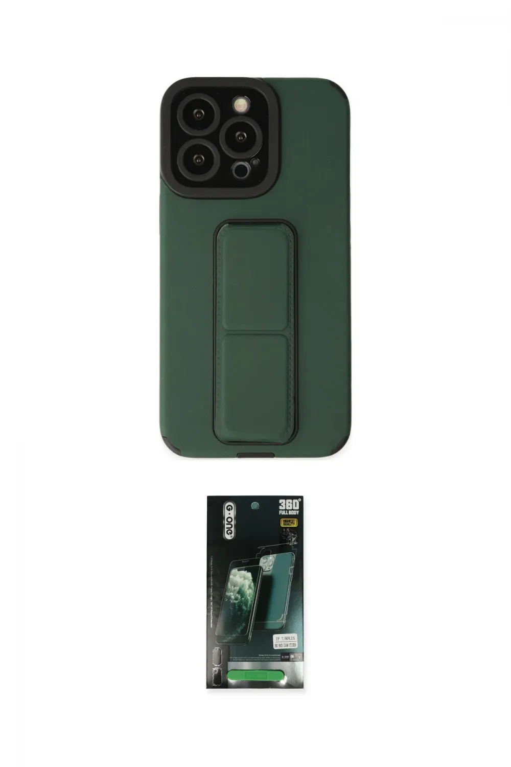ieg™ iPhone 13 Pro Kılıf Çekirdek Yansıma - Şeffaf 360 Full Body Arka Koruyucu
