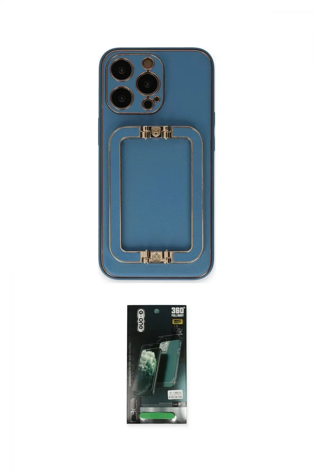 ieg™ iPhone 13 Pro Kılıf Kozmos Minimal Prime - Şeffaf 360 Full Body Arka Koruyucu
