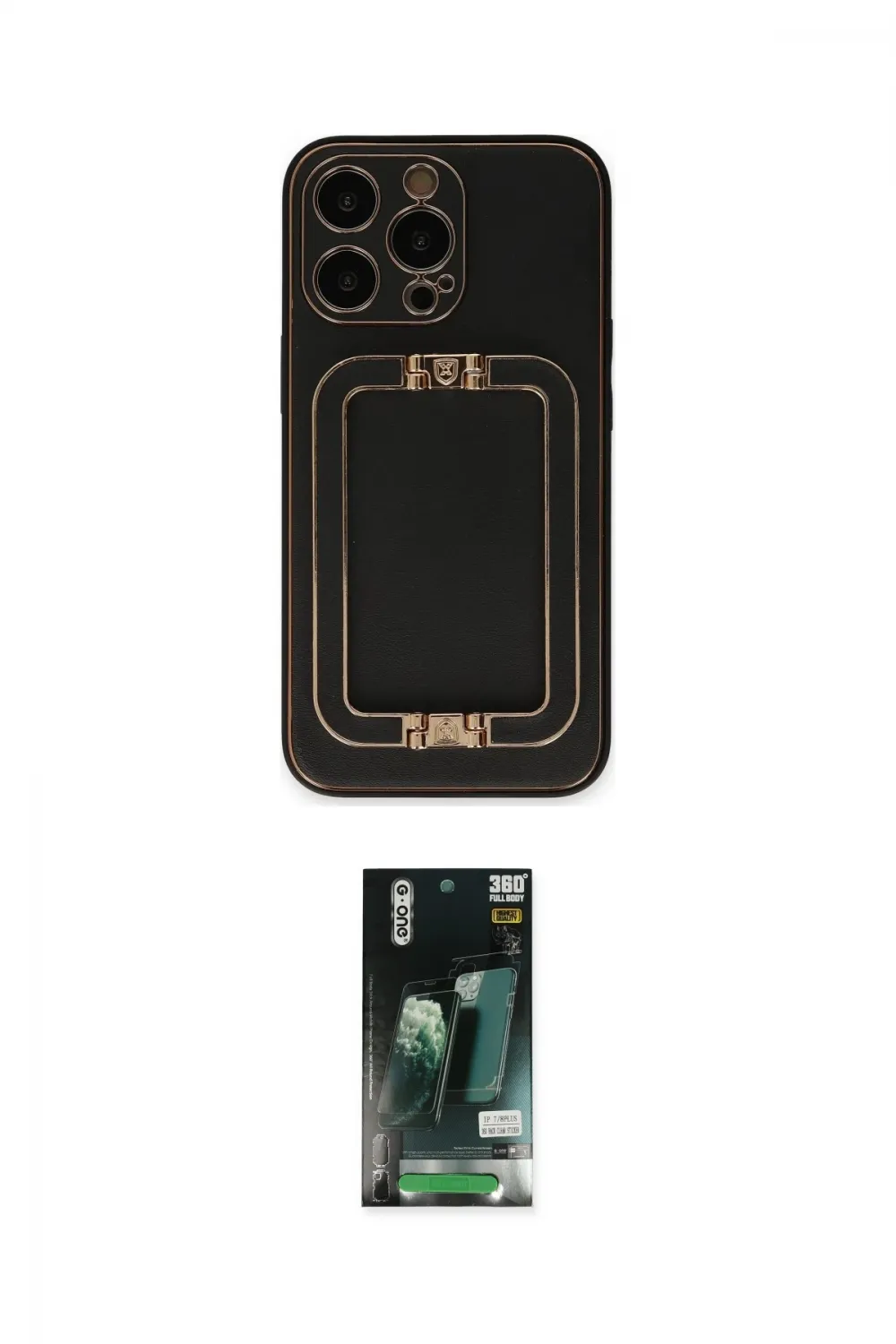 ieg™ iPhone 13 Pro Kılıf Kozmos Minimal Prime - Şeffaf 360 Full Body Arka Koruyucu