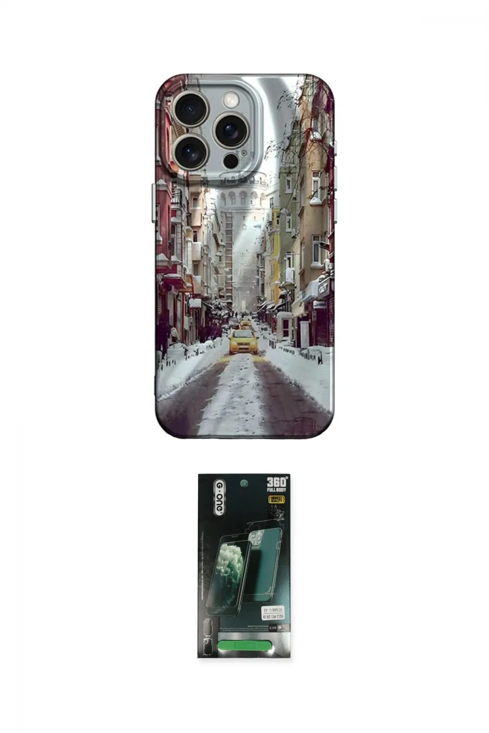 ieg™ iPhone 13 Pro Kılıf Nova Doku Prime - Şeffaf 360 Full Body Arka Koruyucu