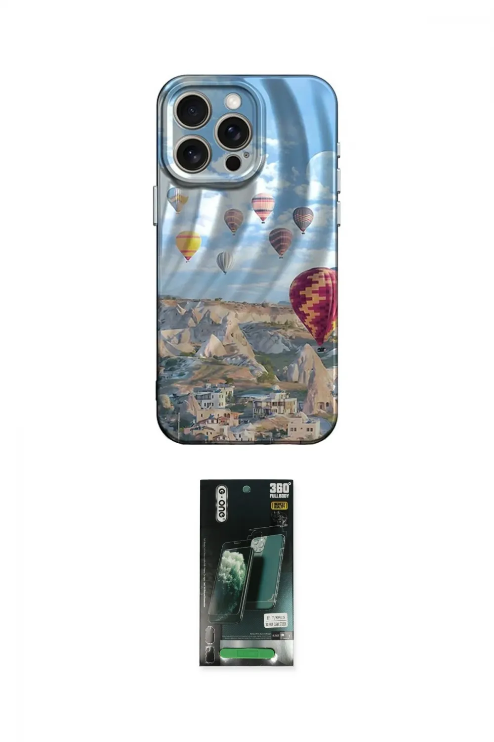ieg™ iPhone 13 Pro Kılıf Nova Doku Prime - Şeffaf 360 Full Body Arka Koruyucu