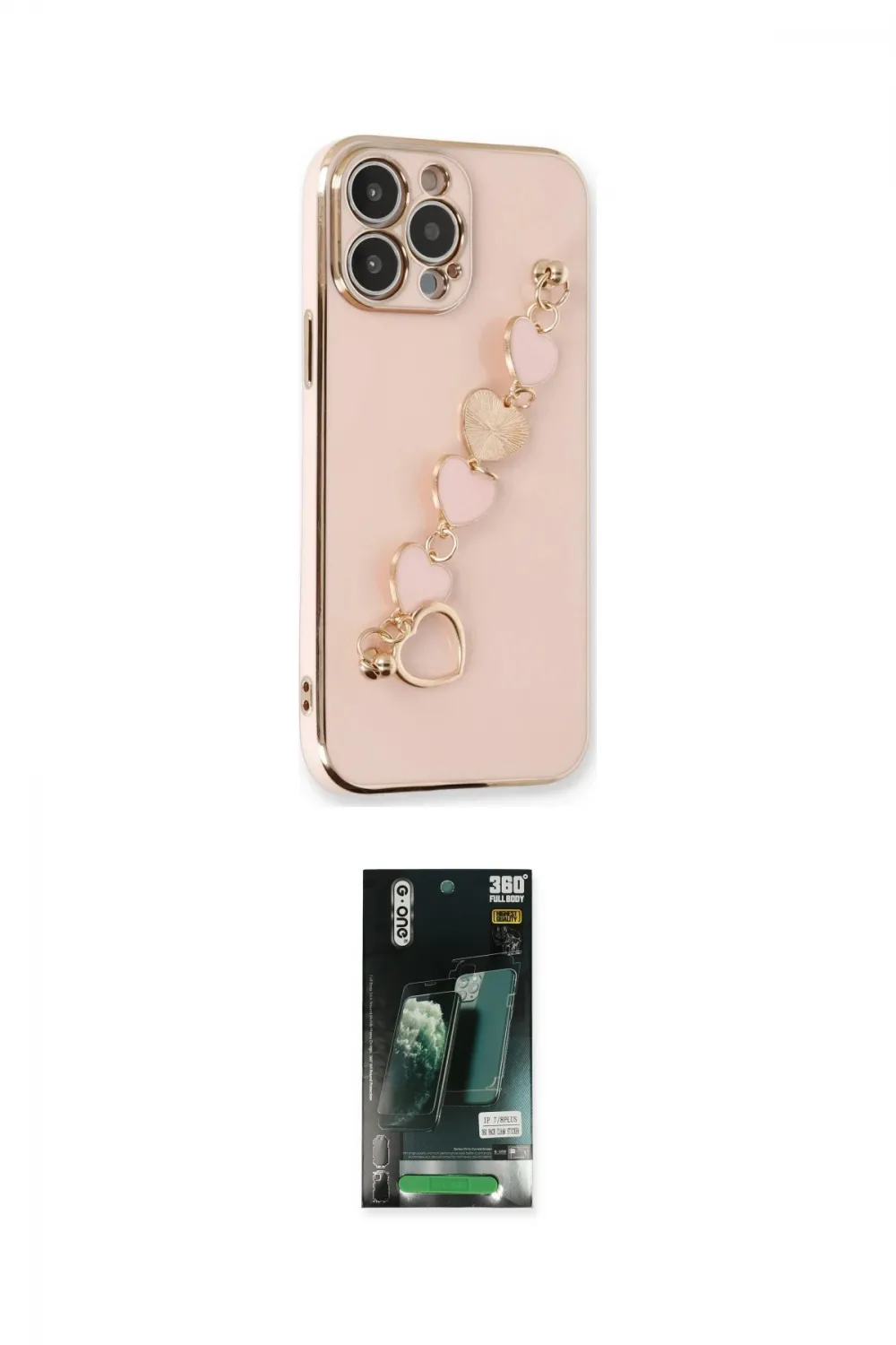 ieg™ iPhone 13 Pro Kılıf Nova Işık Prime - Şeffaf 360 Full Body Arka Koruyucu