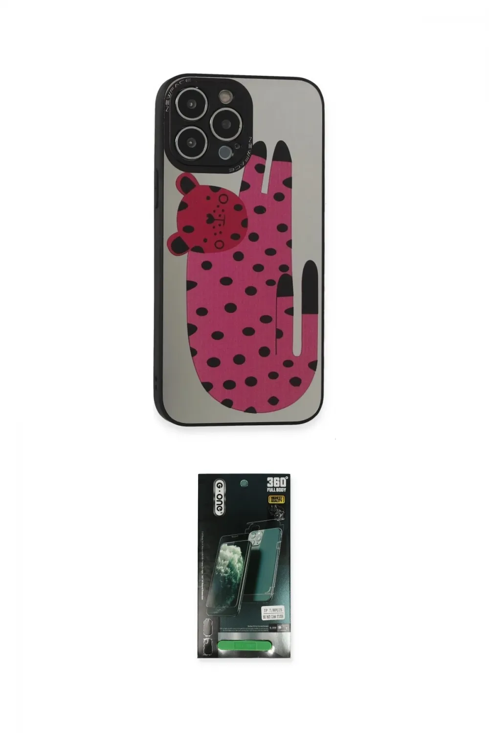 ieg™ iPhone 13 Pro Kılıf Odak Klasik Serisi - Şeffaf 360 Full Body Arka Koruyucu