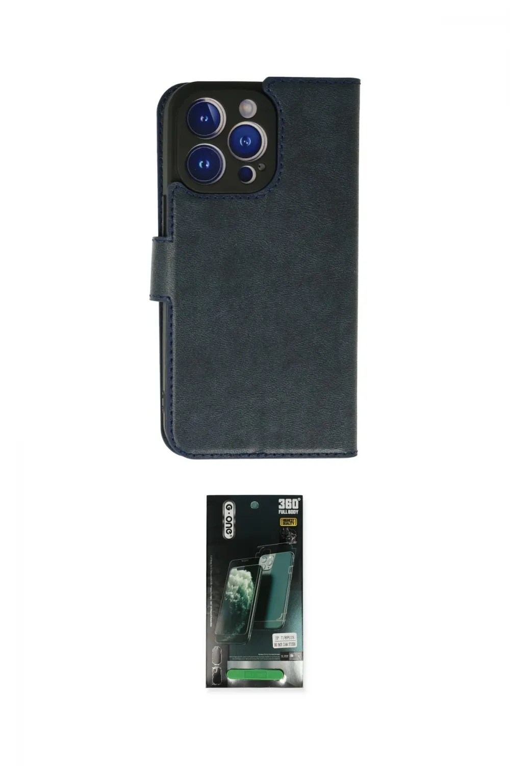 ieg™ iPhone 13 Pro Kılıf Siluet Işık Serisi - Şeffaf 360 Full Body Arka Koruyucu
