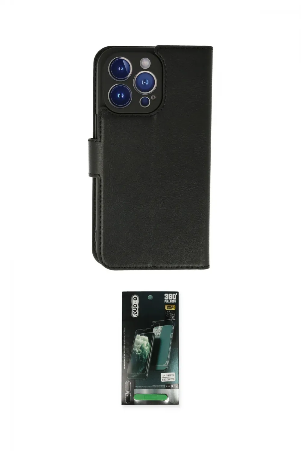 ieg™ iPhone 13 Pro Kılıf Siluet Işık Serisi - Şeffaf 360 Full Body Arka Koruyucu
