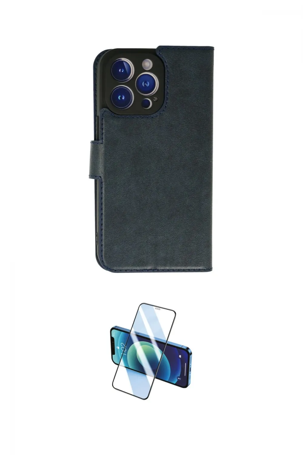 ieg™ iPhone 13 Pro Kılıf Siluet Işık Serisi - Siyah 3D Antistatik Seramik Nano Ekran Koruyucu