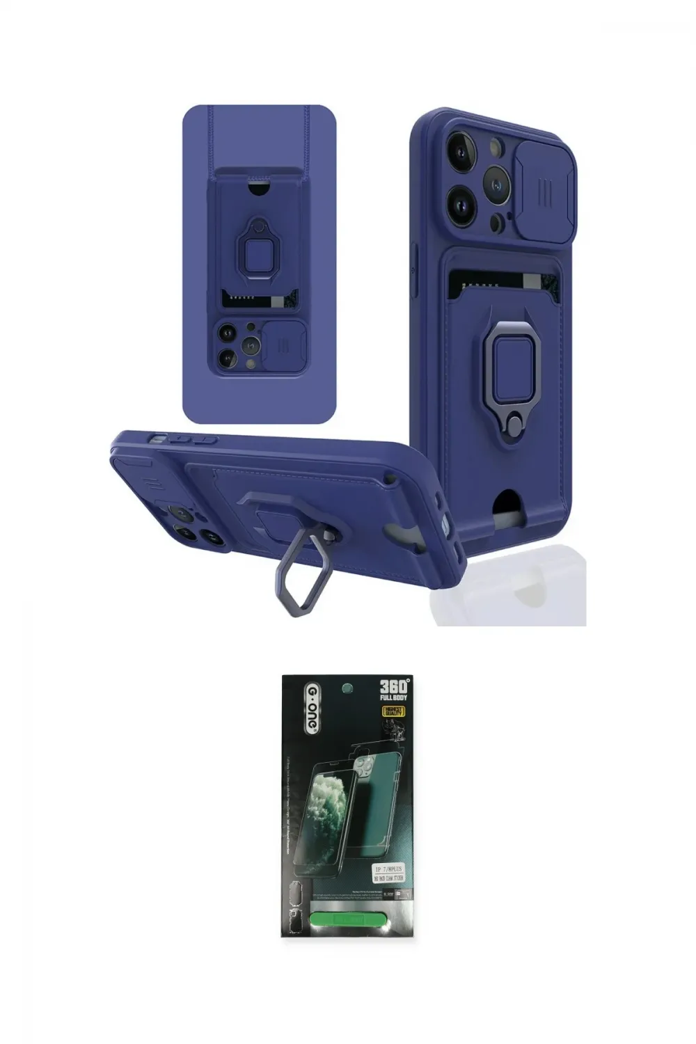 ieg™ iPhone 13 Pro Kılıf Vadi Form Prime - Şeffaf 360 Full Body Arka Koruyucu