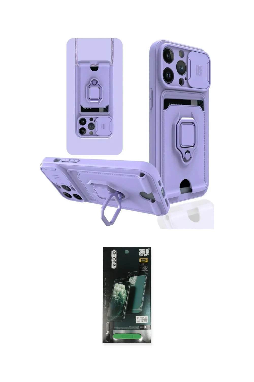 ieg™ iPhone 13 Pro Kılıf Vadi Form Prime - Şeffaf 360 Full Body Arka Koruyucu