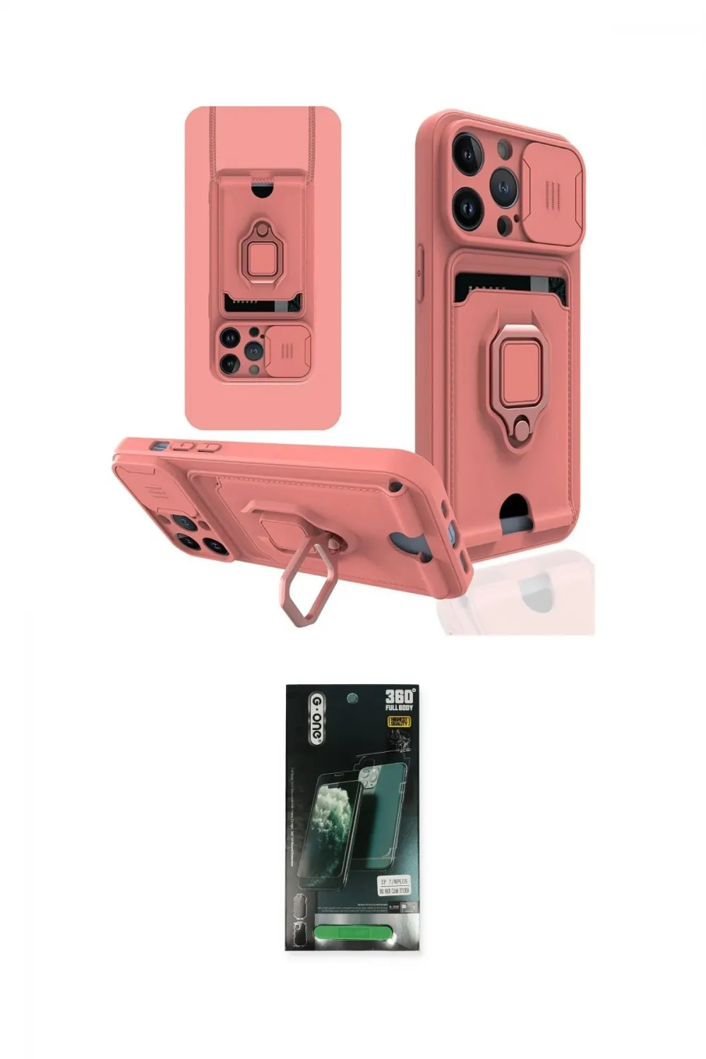 ieg™ iPhone 13 Pro Kılıf Vadi Form Prime - Şeffaf 360 Full Body Arka Koruyucu