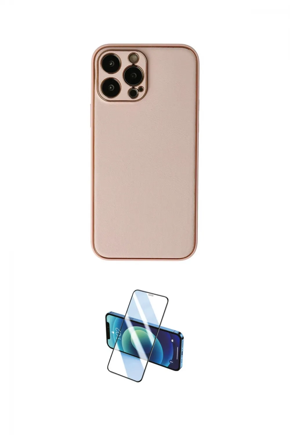ieg™ iPhone 13 Pro Kılıf Yadigar Klasik - Siyah 3D Antistatik Seramik Nano Ekran Koruyucu