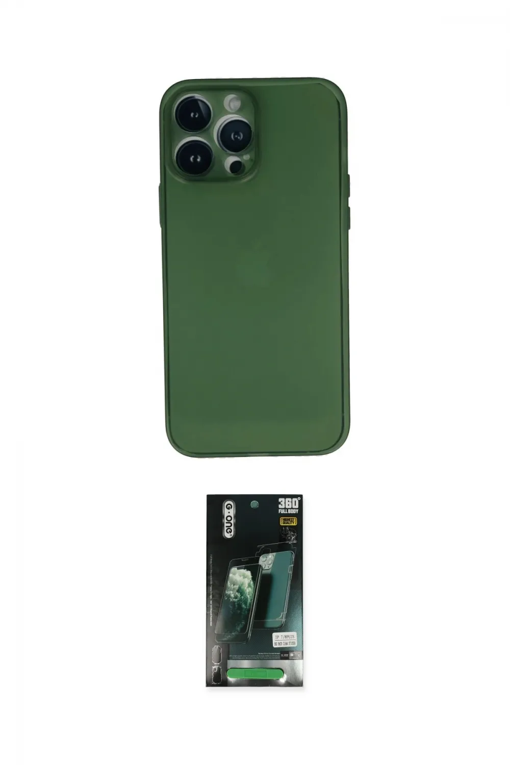 ieg™ iPhone 13 Pro Kılıf Yadigar Yansıma Serisi - Şeffaf 360 Full Body Arka Koruyucu