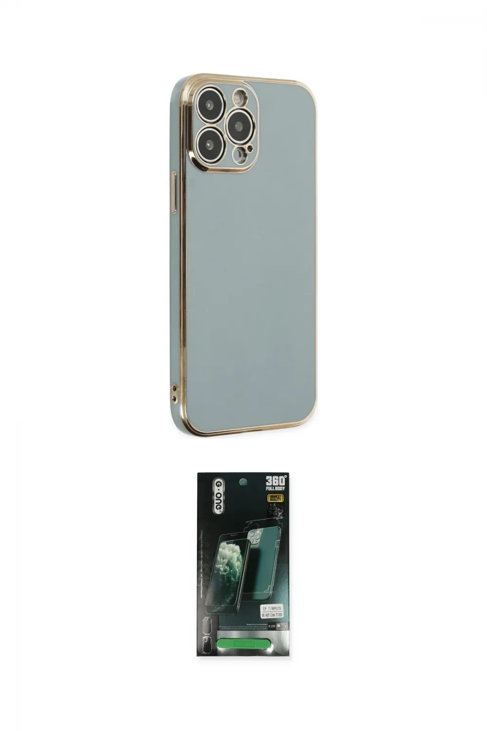 ieg™ iPhone 13 Pro Kılıf Yankı Serisi - Şeffaf 360 Full Body Arka Koruyucu