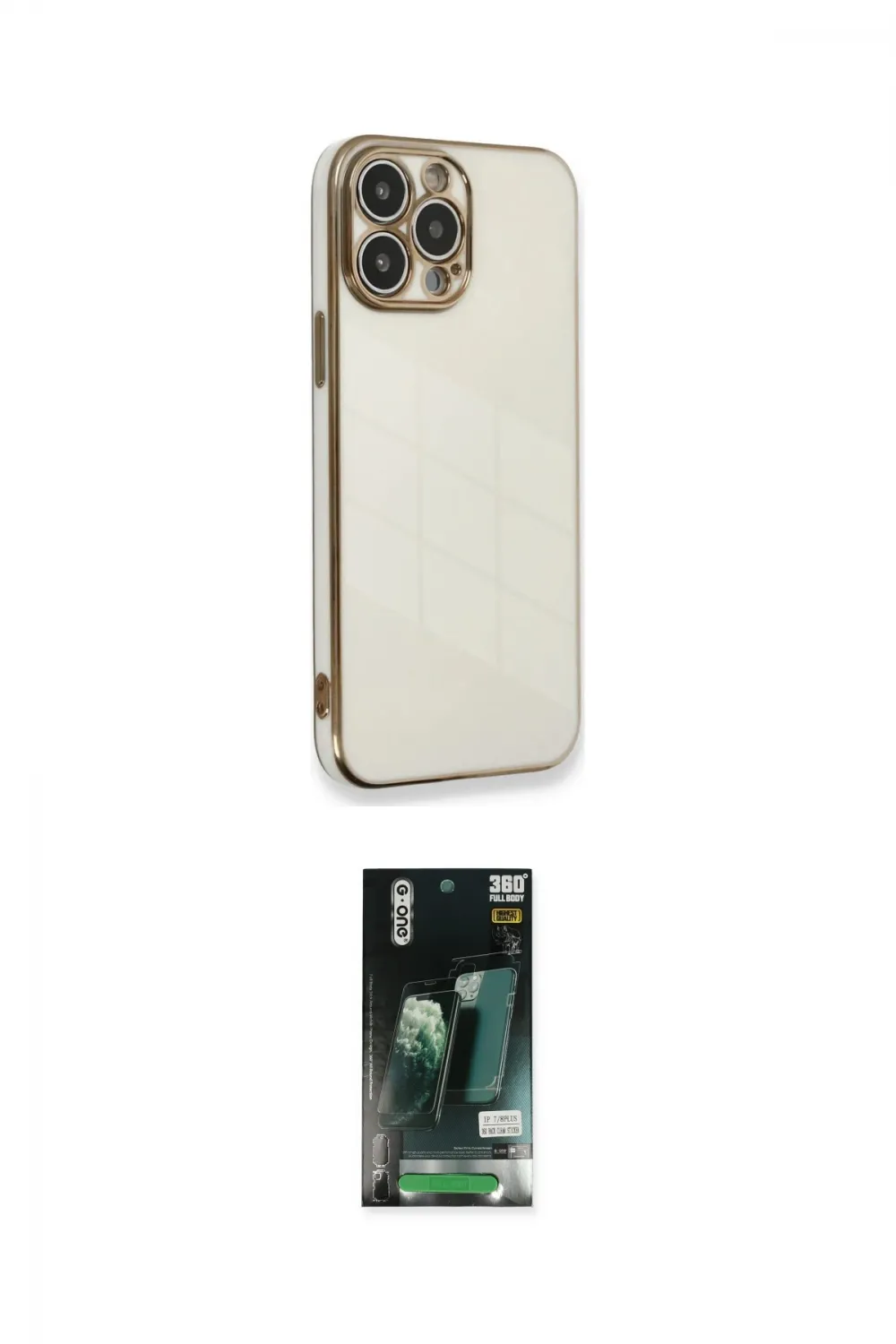 ieg™ iPhone 13 Pro Kılıf Yankı Serisi - Şeffaf 360 Full Body Arka Koruyucu