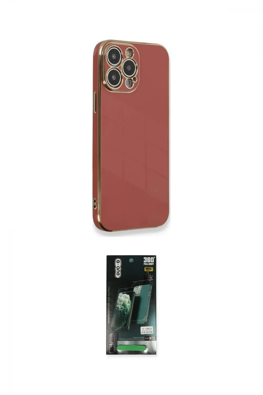 ieg™ iPhone 13 Pro Kılıf Yankı Serisi - Şeffaf 360 Full Body Arka Koruyucu