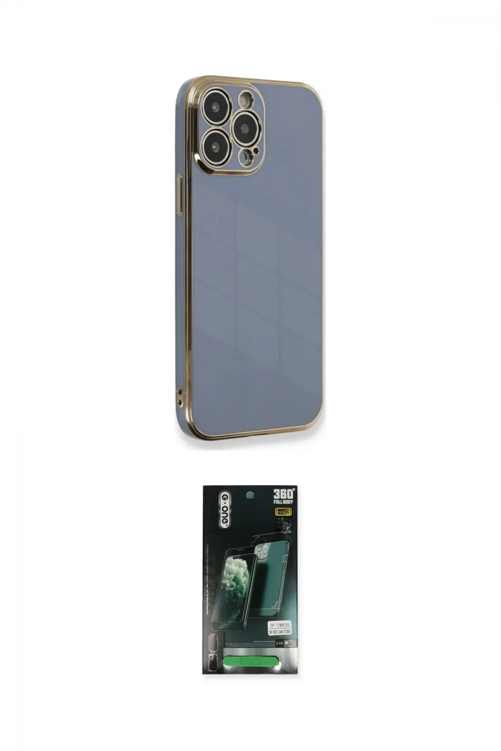 ieg™ iPhone 13 Pro Kılıf Yankı Serisi - Şeffaf 360 Full Body Arka Koruyucu