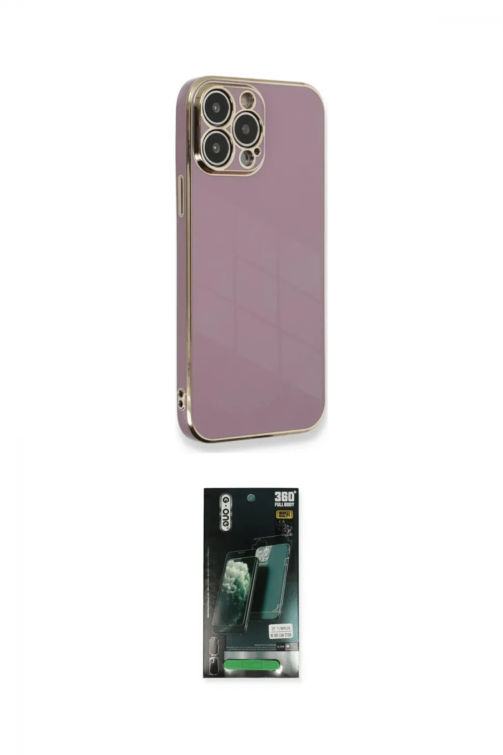 ieg™ iPhone 13 Pro Kılıf Yankı Serisi - Şeffaf 360 Full Body Arka Koruyucu