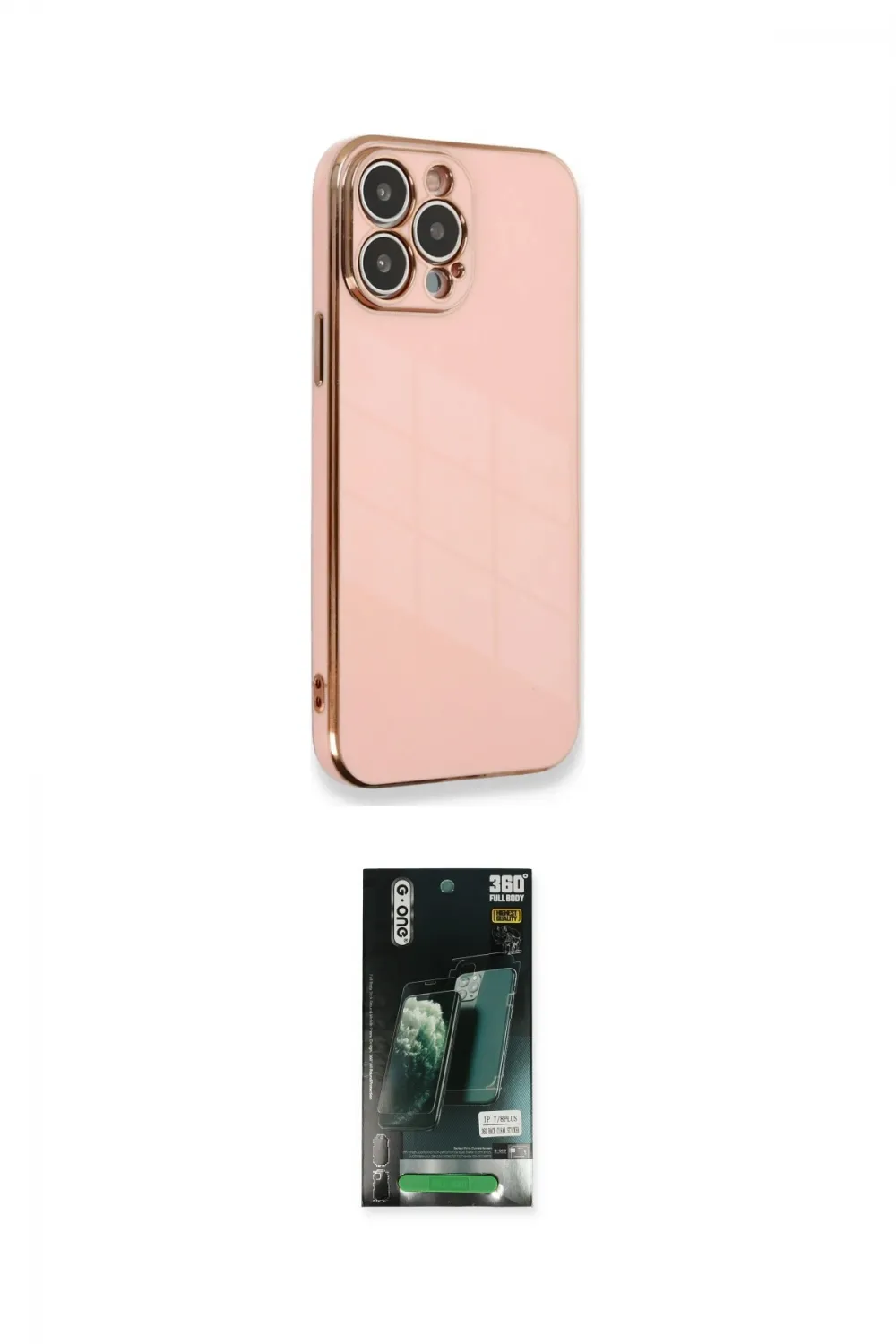 ieg™ iPhone 13 Pro Kılıf Yankı Serisi - Şeffaf 360 Full Body Arka Koruyucu