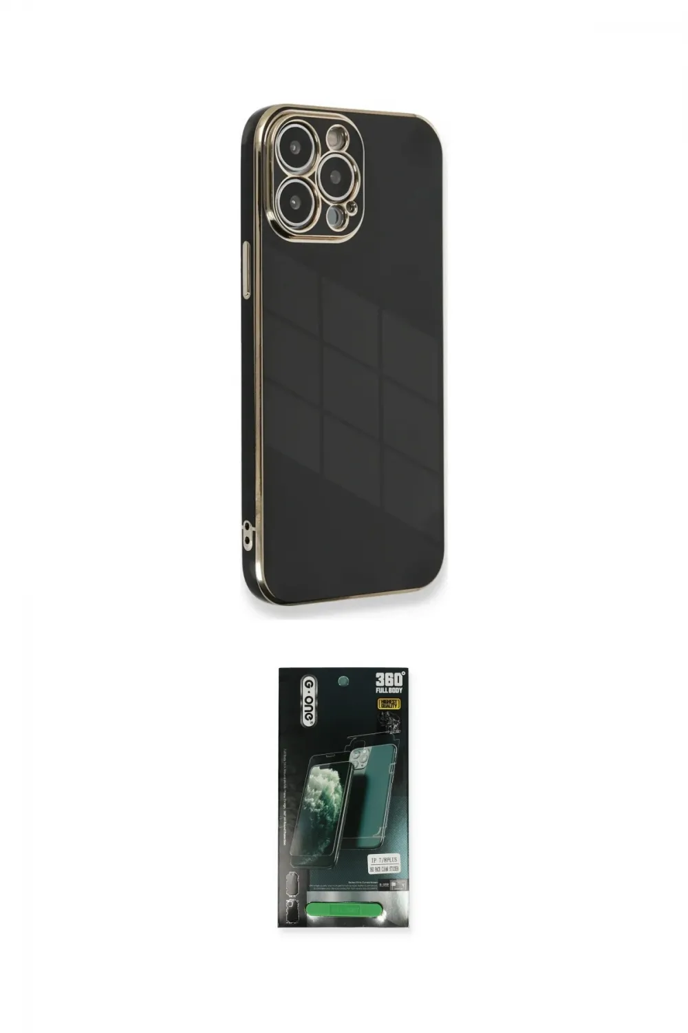 ieg™ iPhone 13 Pro Kılıf Yankı Serisi - Şeffaf 360 Full Body Arka Koruyucu