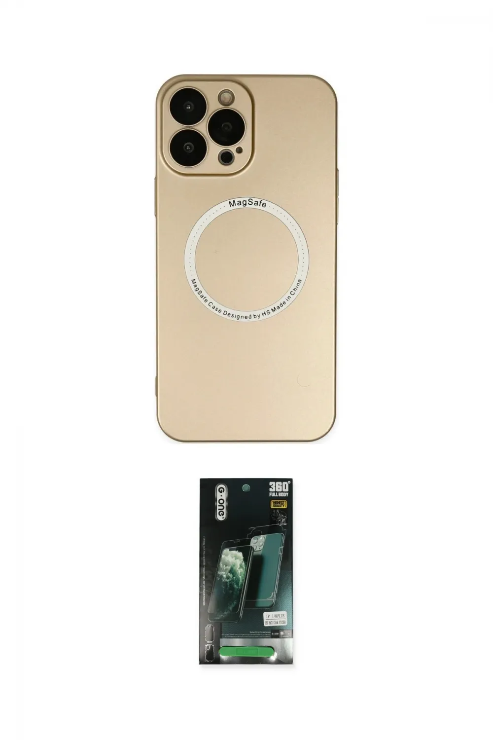 ieg™ iPhone 13 Pro Kılıf Zirve Klasik Prime - Şeffaf 360 Full Body Arka Koruyucu