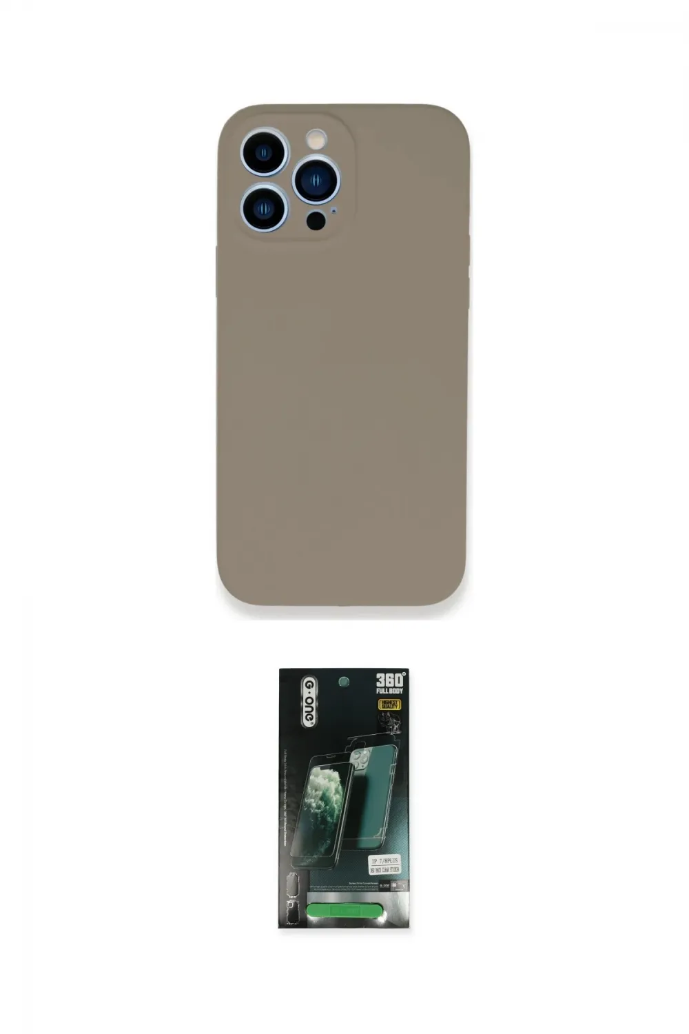ieg™ iPhone 13 Pro Kılıf Zirve Modern Özel Seri - Şeffaf 360 Full Body Arka Koruyucu