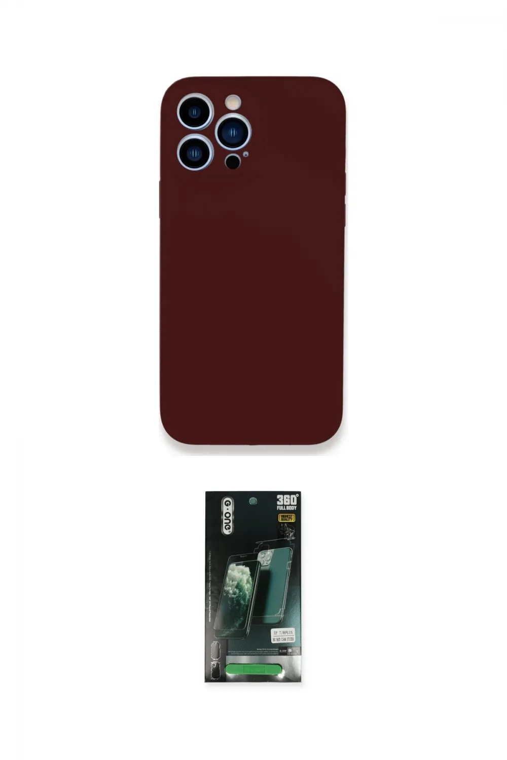 ieg™ iPhone 13 Pro Kılıf Zirve Modern Özel Seri - Şeffaf 360 Full Body Arka Koruyucu