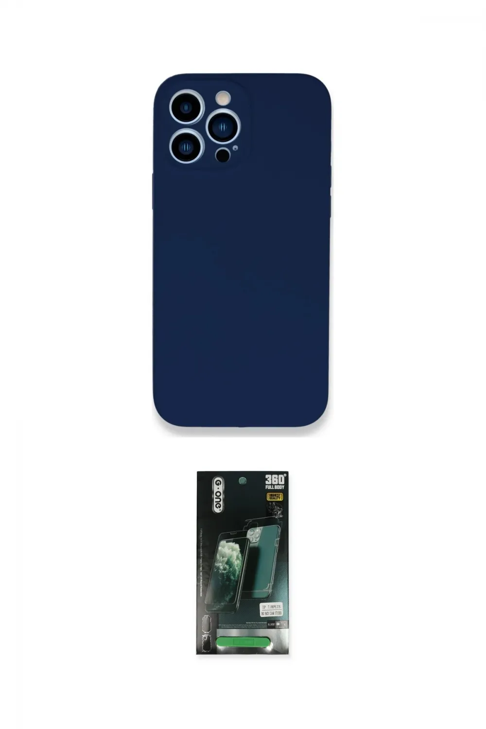 ieg™ iPhone 13 Pro Kılıf Zirve Modern Özel Seri - Şeffaf 360 Full Body Arka Koruyucu