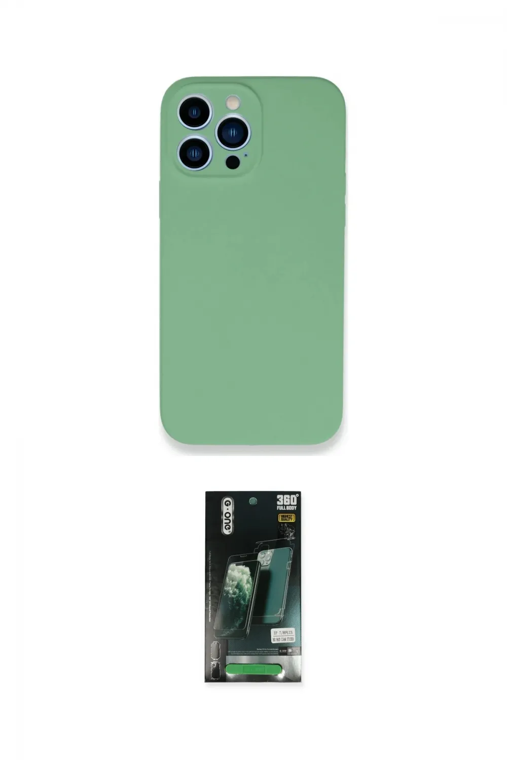 ieg™ iPhone 13 Pro Kılıf Zirve Modern Özel Seri - Şeffaf 360 Full Body Arka Koruyucu