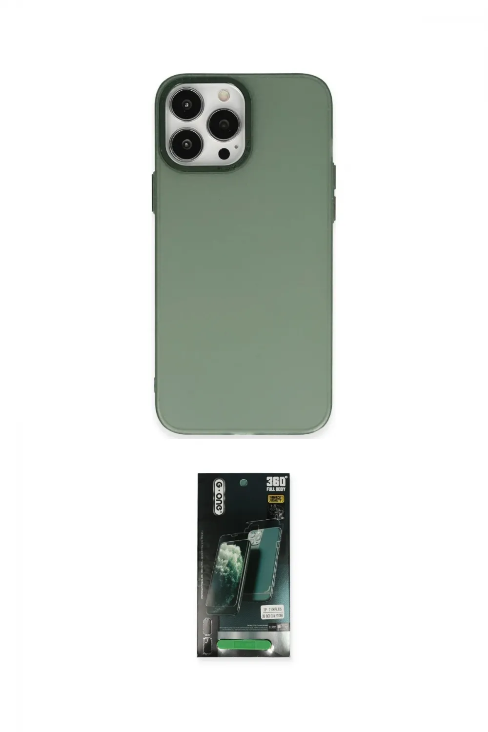 ieg™ iPhone 13 Pro Max Kılıf Ahenk Çizgi Prime - Şeffaf 360 Full Body Arka Koruyucu