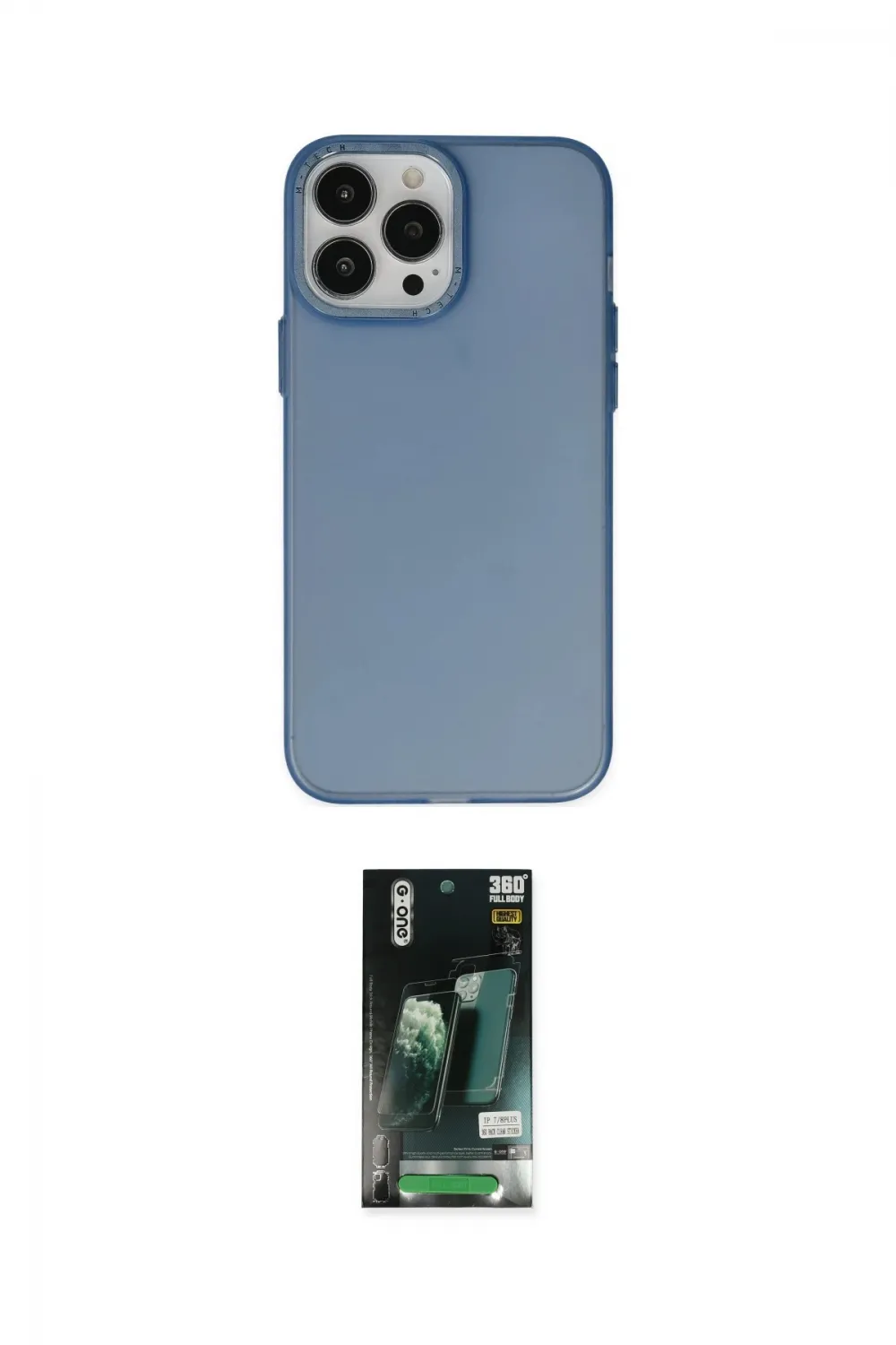 ieg™ iPhone 13 Pro Max Kılıf Ahenk Çizgi Prime - Şeffaf 360 Full Body Arka Koruyucu