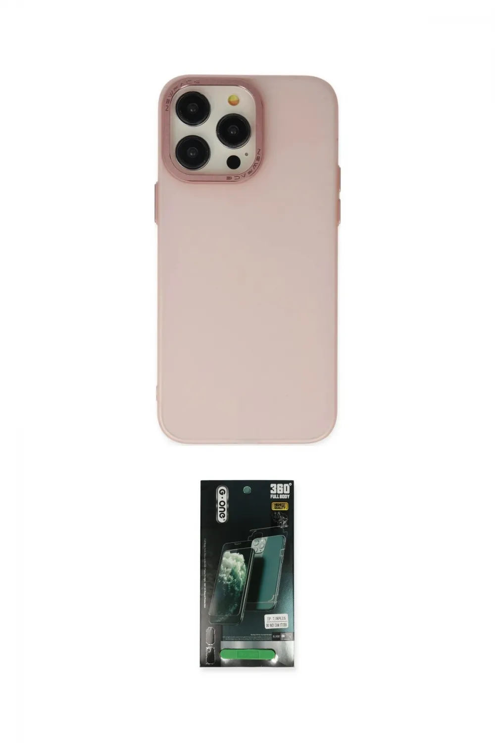 ieg™ iPhone 13 Pro Max Kılıf Ahenk Çizgi Prime - Şeffaf 360 Full Body Arka Koruyucu