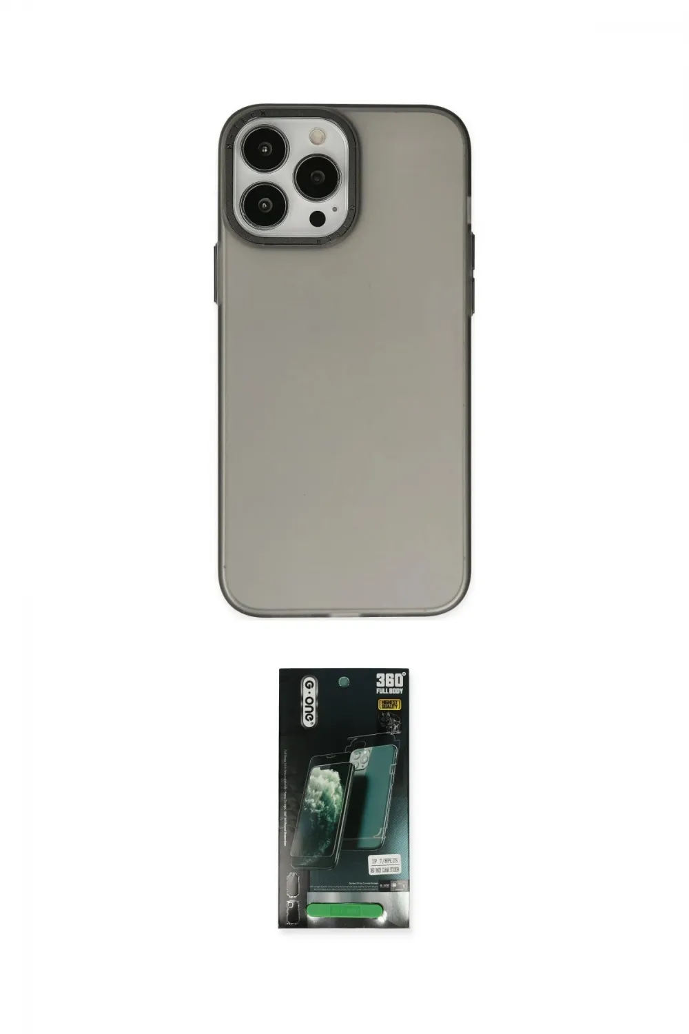 ieg™ iPhone 13 Pro Max Kılıf Ahenk Çizgi Prime - Şeffaf 360 Full Body Arka Koruyucu