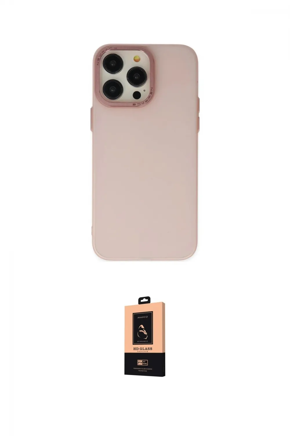 ieg™ iPhone 13 Pro Max Kılıf Ahenk Çizgi Prime - Şeffaf Maxco Cam Ekran Koruyucu