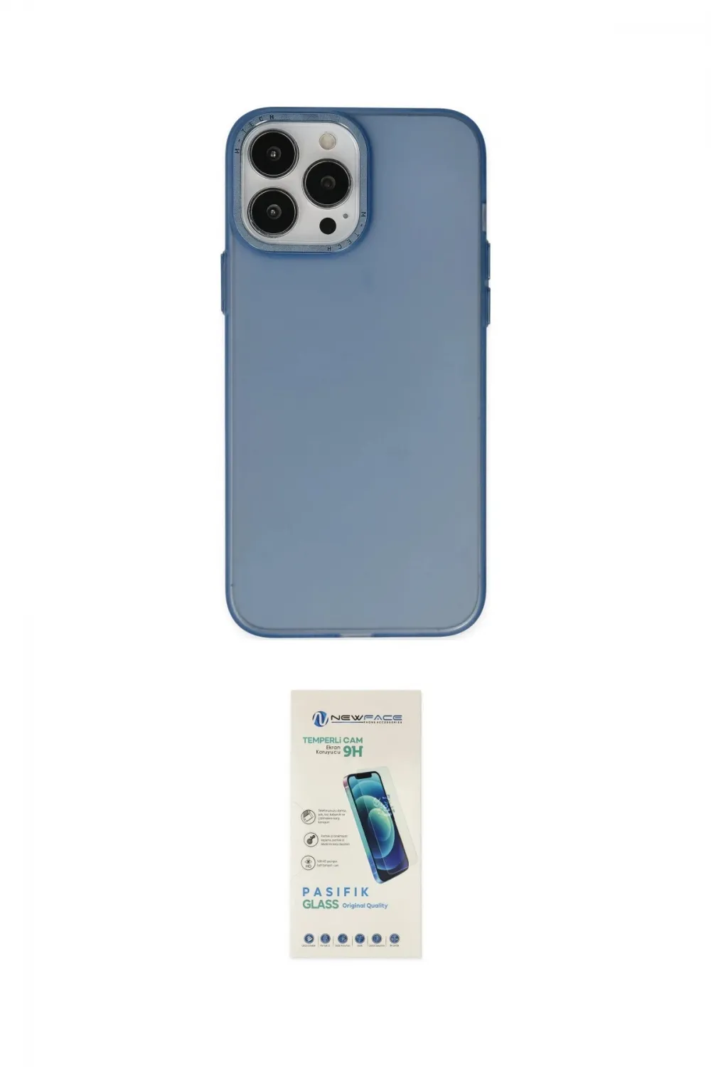 ieg™ iPhone 13 Pro Max Kılıf Ahenk Çizgi Prime - Şeffaf Pasifik Cam Ekran Koruyucu
