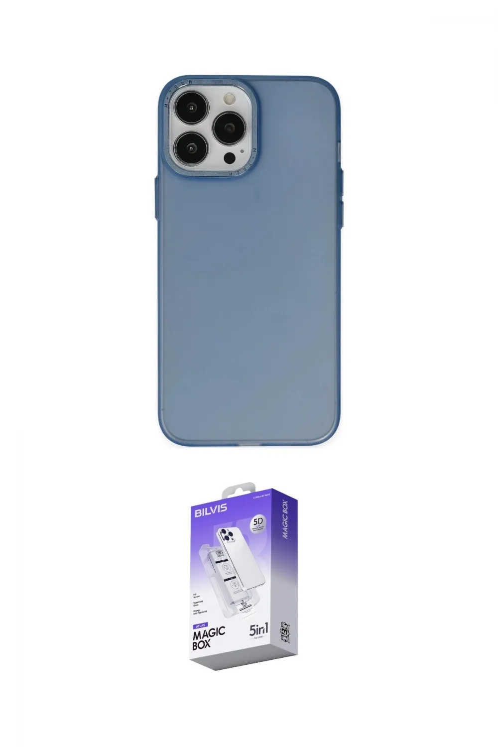 ieg™ iPhone 13 Pro Max Kılıf Ahenk Çizgi Prime - Siyah Bilvis 5in1 3D Magic Cam Ekran Koruyucu