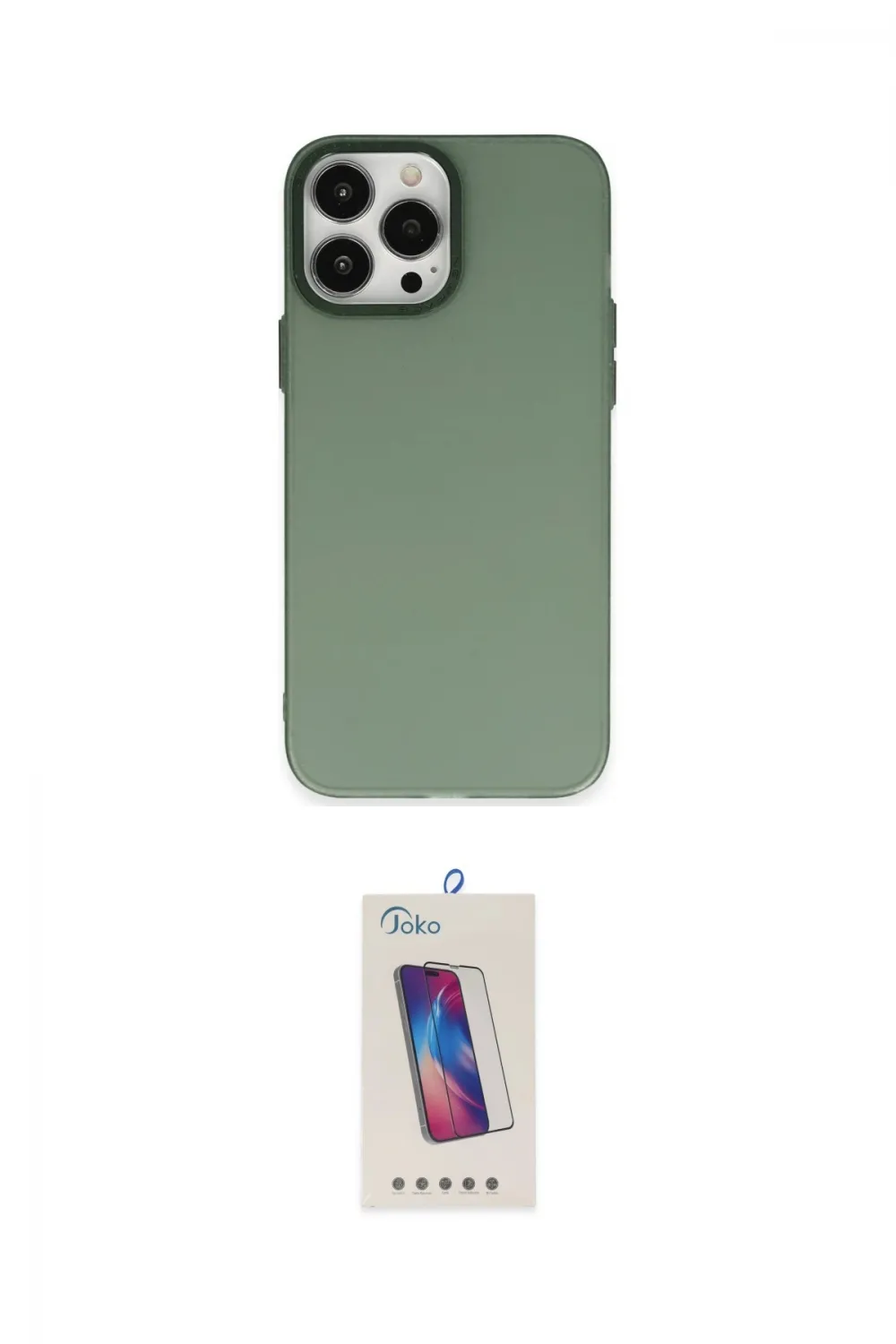 ieg™ iPhone 13 Pro Max Kılıf Ahenk Çizgi Prime - Siyah Joko 5D Cam
