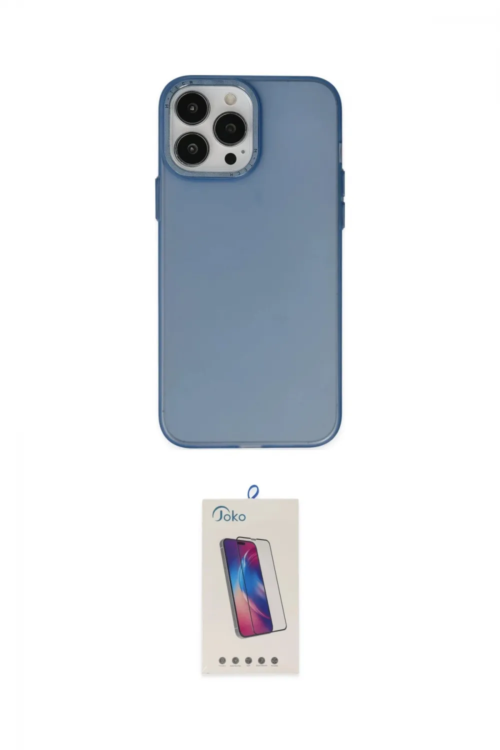 ieg™ iPhone 13 Pro Max Kılıf Ahenk Çizgi Prime - Siyah Joko 5D Cam
