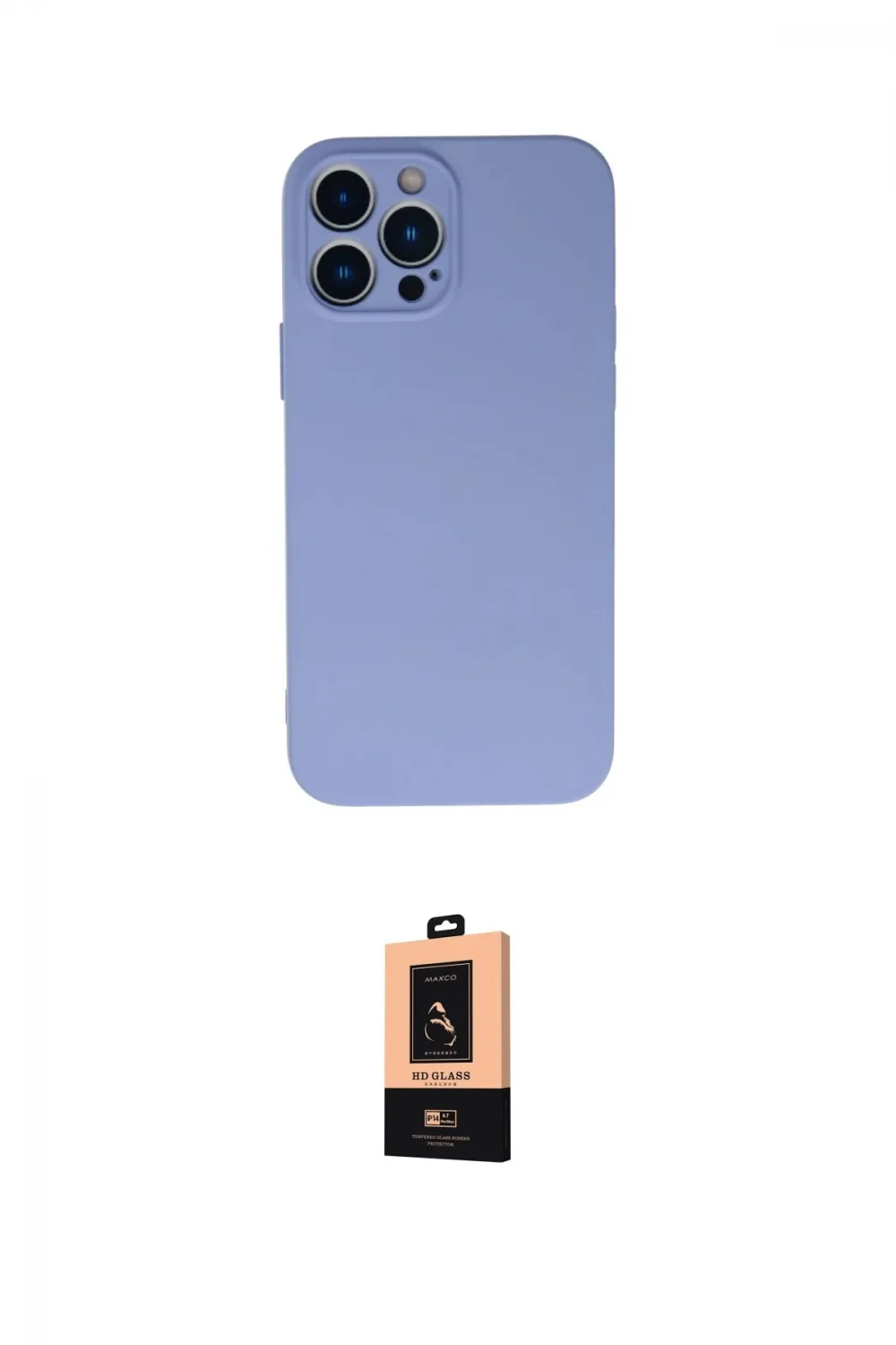 ieg™ iPhone 13 Pro Max Kılıf Ahenk Serisi - Şeffaf Maxco Cam Ekran Koruyucu