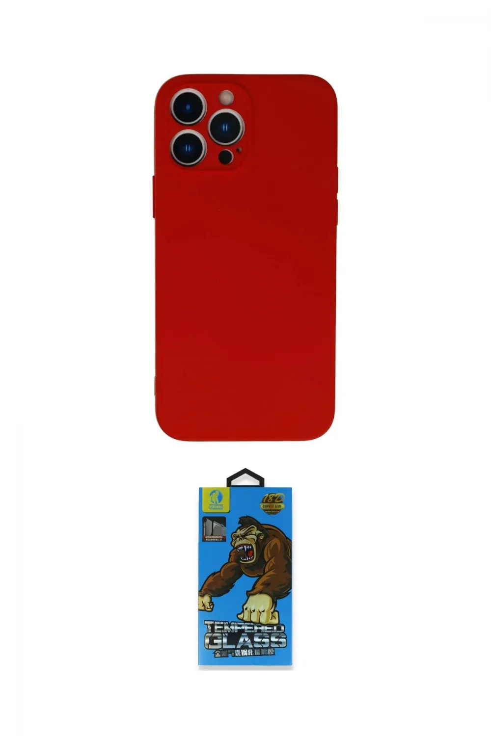 ieg™ iPhone 13 Pro Max Kılıf Ahenk Serisi - Siyah 18D Cam Ekran Koruyucu