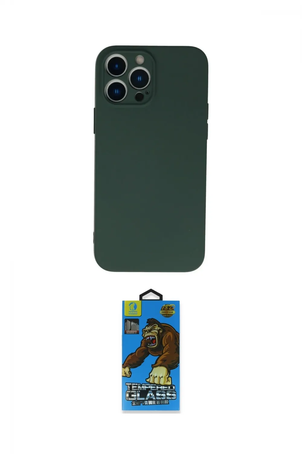 ieg™ iPhone 13 Pro Max Kılıf Ahenk Serisi - Siyah 18D Cam Ekran Koruyucu