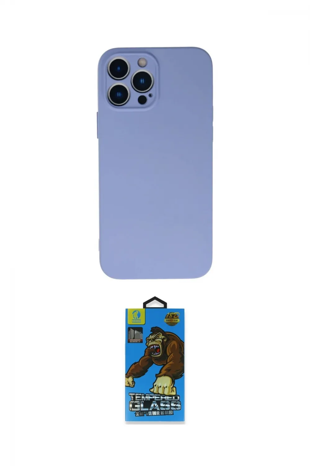 ieg™ iPhone 13 Pro Max Kılıf Ahenk Serisi - Siyah 18D Cam Ekran Koruyucu