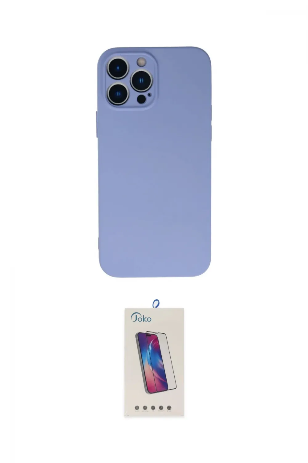 ieg™ iPhone 13 Pro Max Kılıf Ahenk Serisi - Siyah Joko 5D Cam