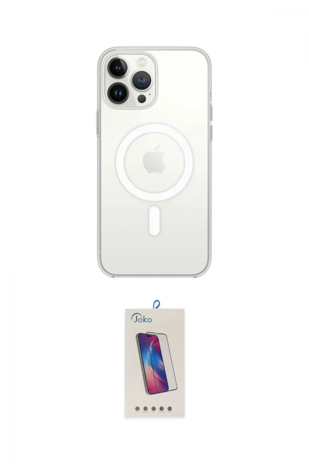 ieg™ iPhone 13 Pro Max Kılıf Ahenk Yansıma Prime - Siyah Joko 5D Cam