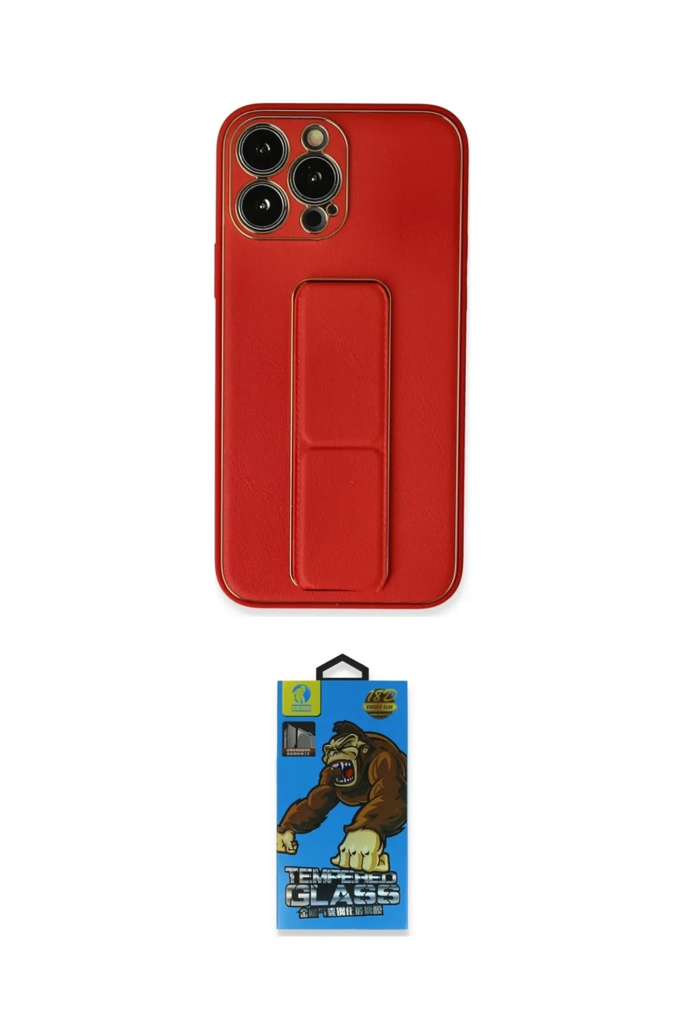 ieg™ iPhone 13 Pro Max Kılıf Akış Doku - Siyah 18D Cam Ekran Koruyucu