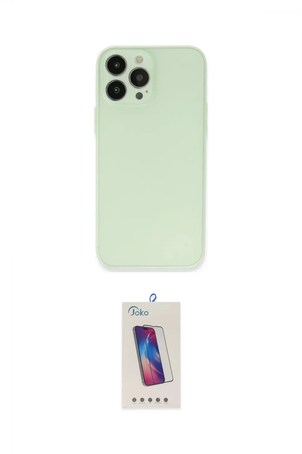 ieg™ iPhone 13 Pro Max Kılıf Atlas Minimal Prime - Siyah Joko 5D Cam