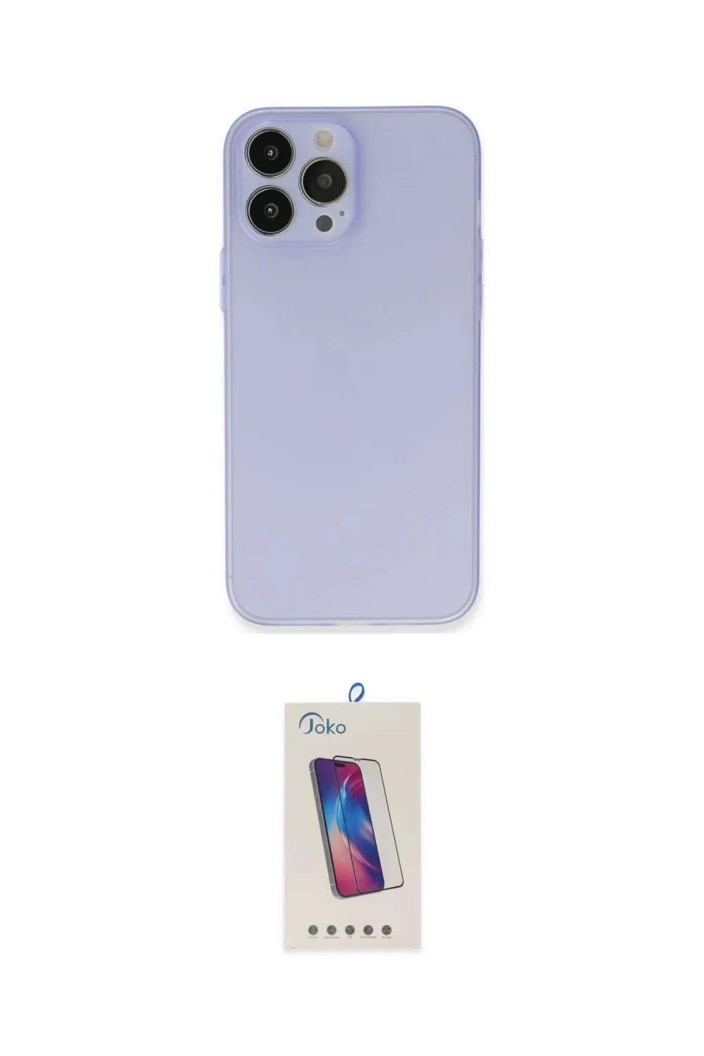 ieg™ iPhone 13 Pro Max Kılıf Atlas Minimal Prime - Siyah Joko 5D Cam