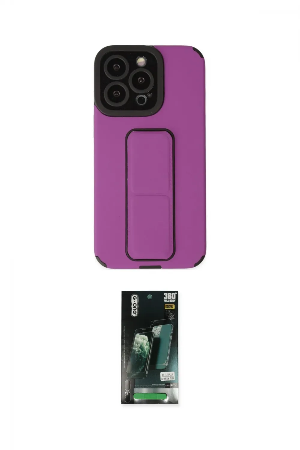 ieg™ iPhone 13 Pro Max Kılıf Çekirdek Yansıma - Şeffaf 360 Full Body Arka Koruyucu