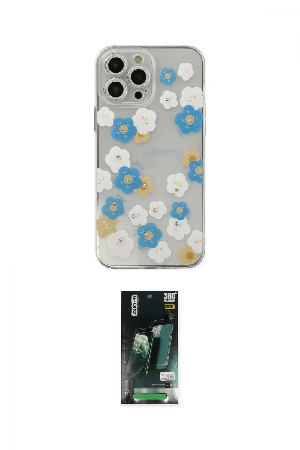 ieg™ iPhone 13 Pro Max Kılıf Eksen Asil Prime - Şeffaf 360 Full Body Arka Koruyucu